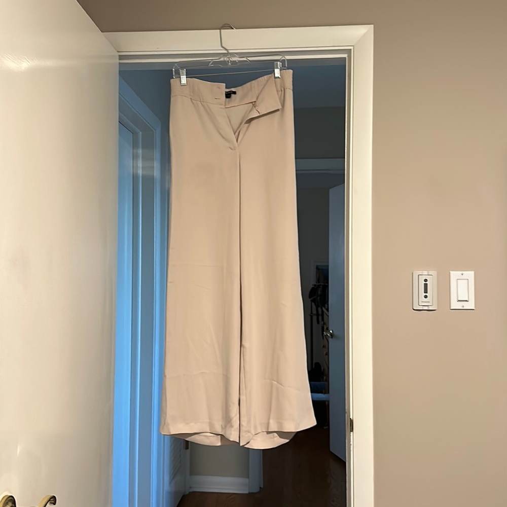 Karen Millen Essential Tailored Wide Leg Woven pants, blush